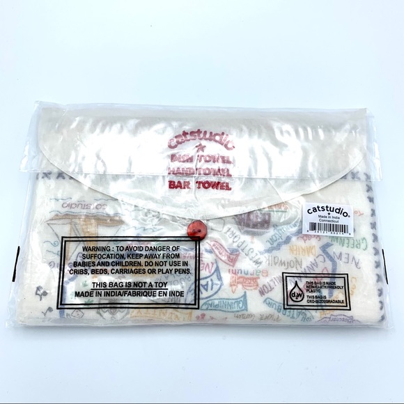 New Connecticut State Cat Studio Hand/Dish Towel - Picture 3 of 10